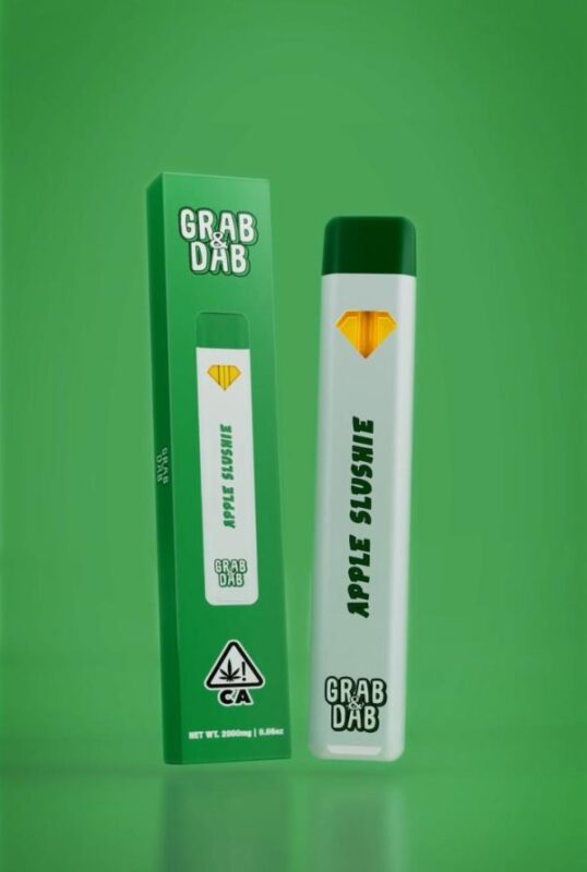Grab and Dab Apple Slushie